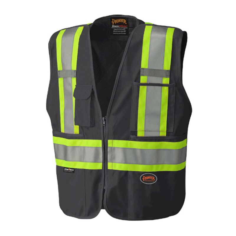 Black Hi-Vis Safety Vest Thumbnail