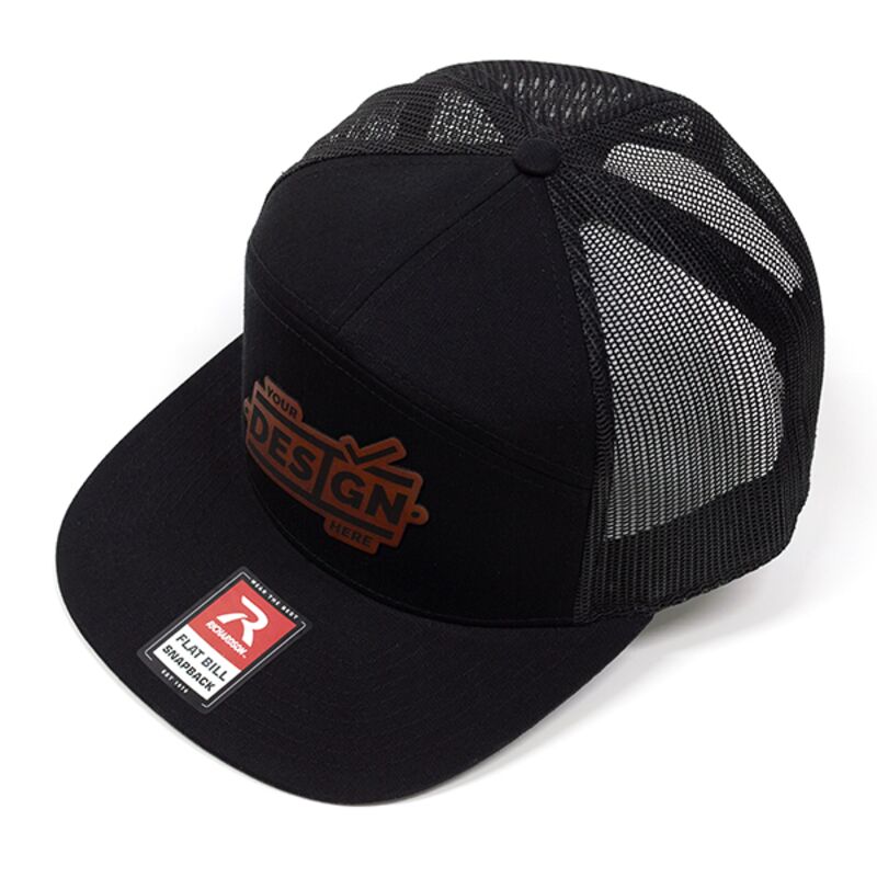 Richardson 7-Panel Leather Patch Hat Thumbnail